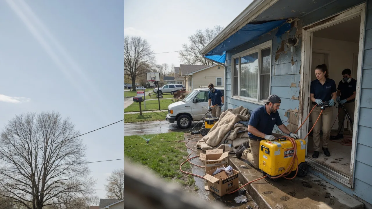 Basement Flood Cleanup in Annawan, IL near me